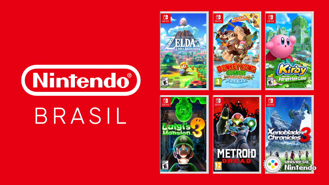 Brasil  Nintendo anuncia lançamento de nova leva de jogos em
